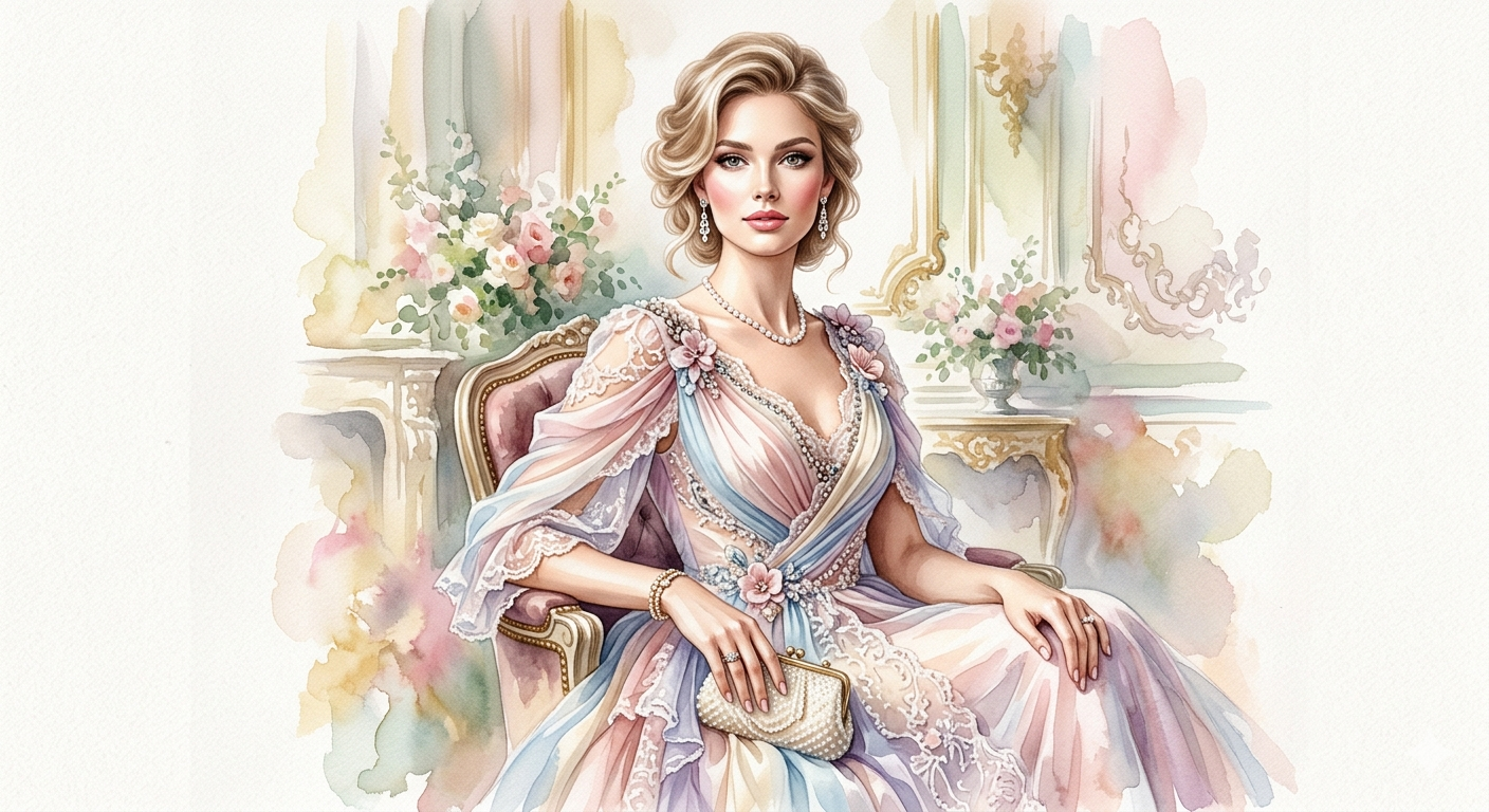 Luxury Watercolor Portrait