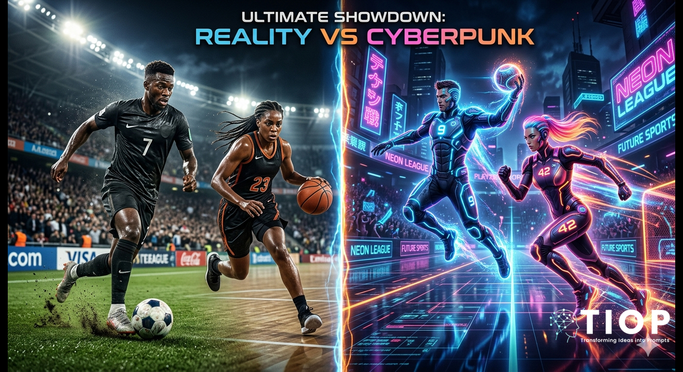 Sports Men & Women AI Prompt